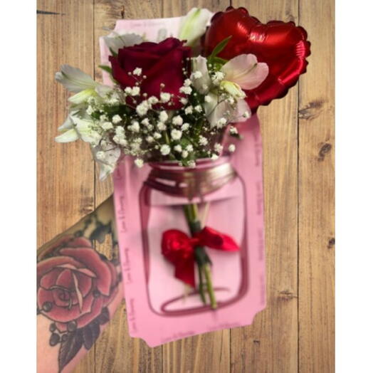 Rosa Unitaria Mais Balão