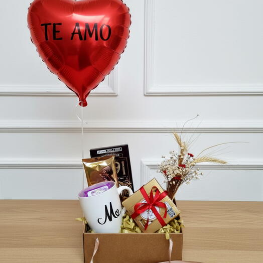 Box Mimo Chocolate com balão