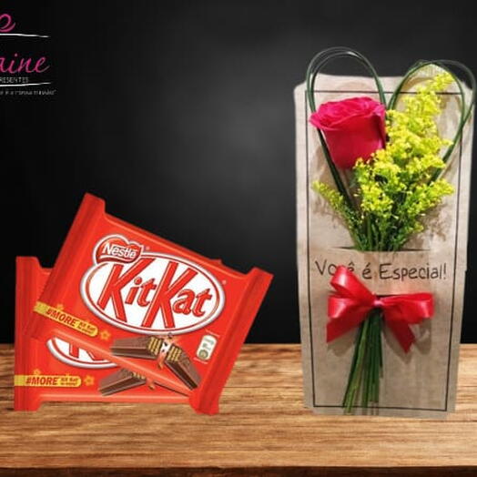 Rosa e Chocolate Kit Kat