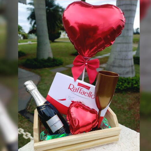 Caixa Doce Romance (Acompanha Balão)