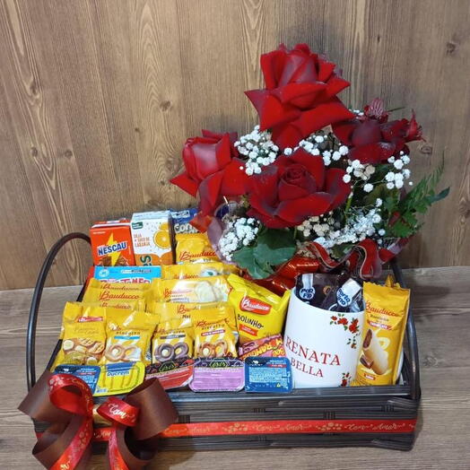 Cesta Cafe na Bandeja