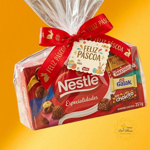 Caixa de bombom Nestle - ESPECIAL PASCOA