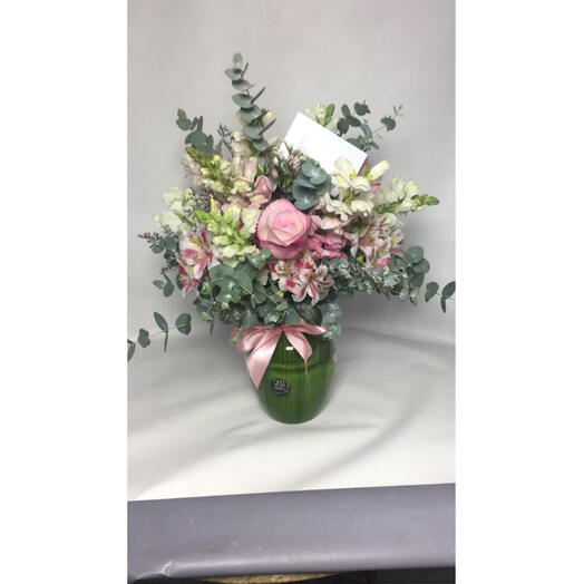 Arranjo no vaso pêra 1