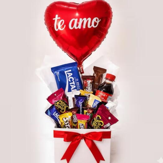 Cesta Amor de Chocolate