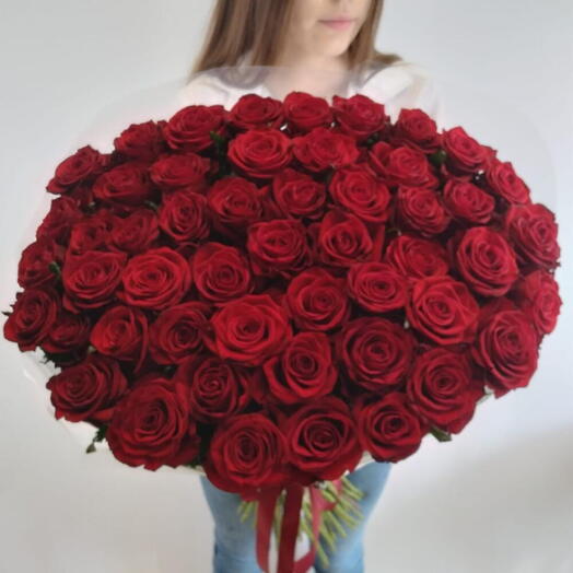 Buquê 50 Rosas Especial