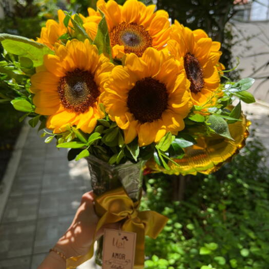 Buquê de 7 Girassois