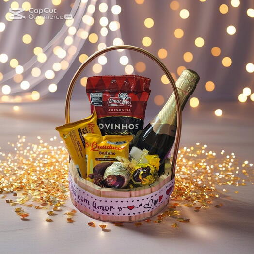Cesta com Chandon e Guloseimas