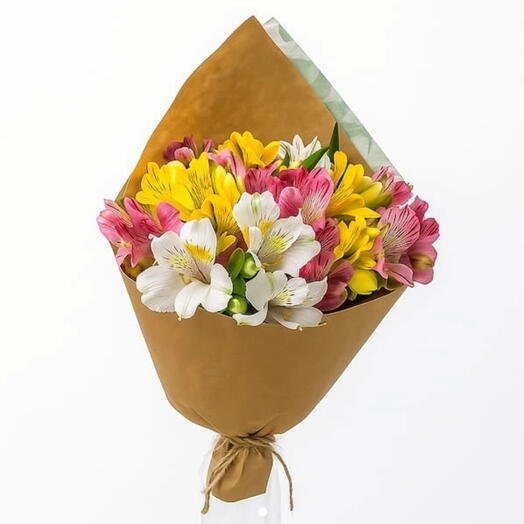 Buquê  Astromelias Coloridas