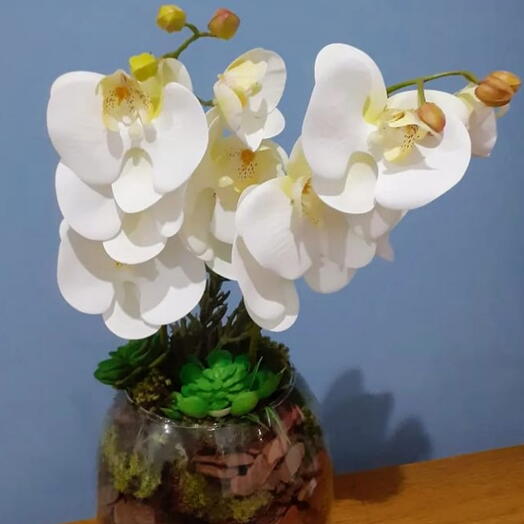 Arranjo orquidea artificial