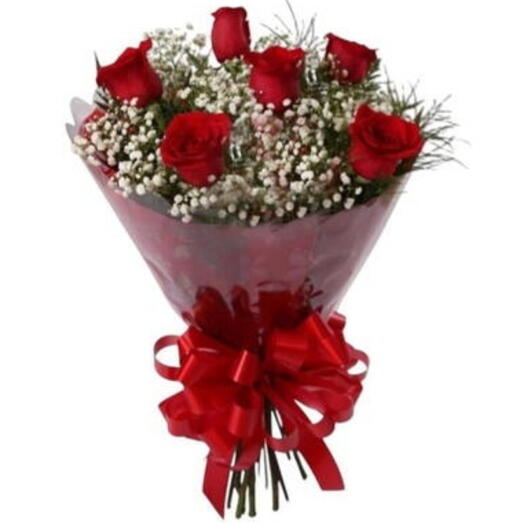Buquê 6 Rosas Especial