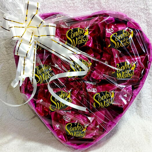 Coração c/9 Bombons Sonho de Valsa