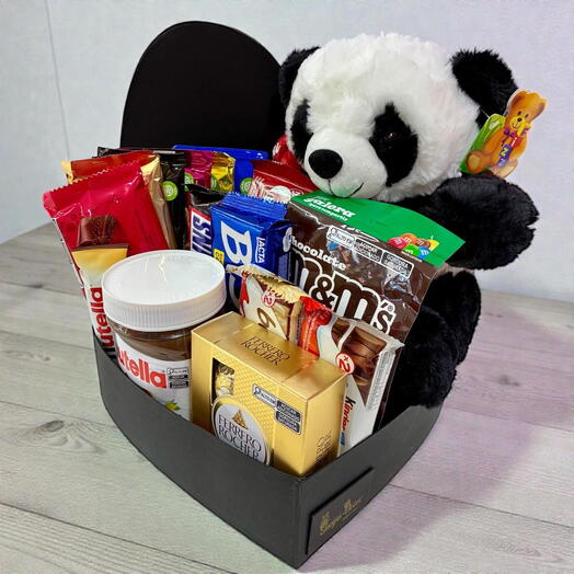 💘 Coração de Luxo - Panda + Gigante