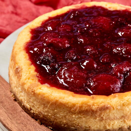 Cheesecake com Frutas Vermelhas (1kg)