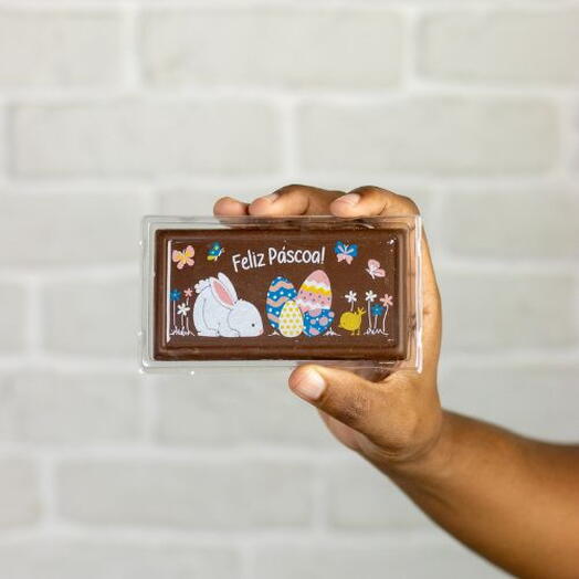 Barrinha De Pascoa De Chocolate Belga