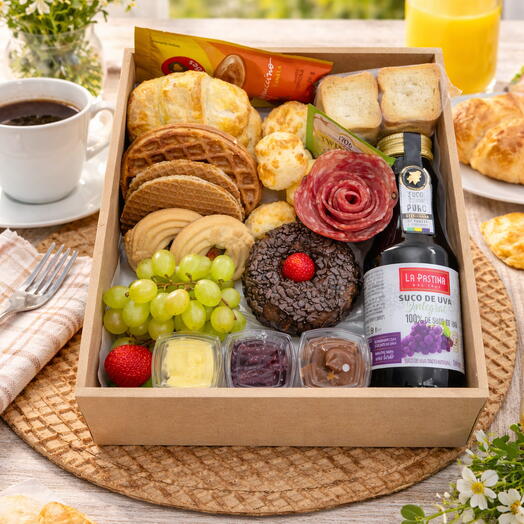 Cesta de Cafe da Manhã Alvorecer Especial