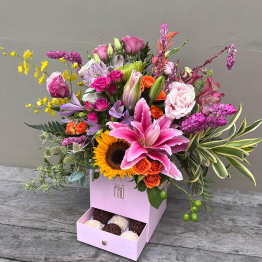 Flower Box e Brigadeiros