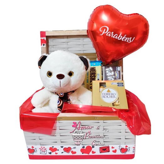 Bau Mimos Pelucia Com Chocolate