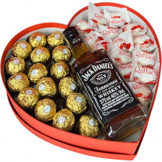Box Coração Jack Daniel s
