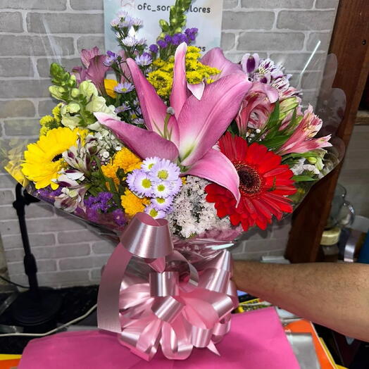 Bouquet Misto Flores Coloridas