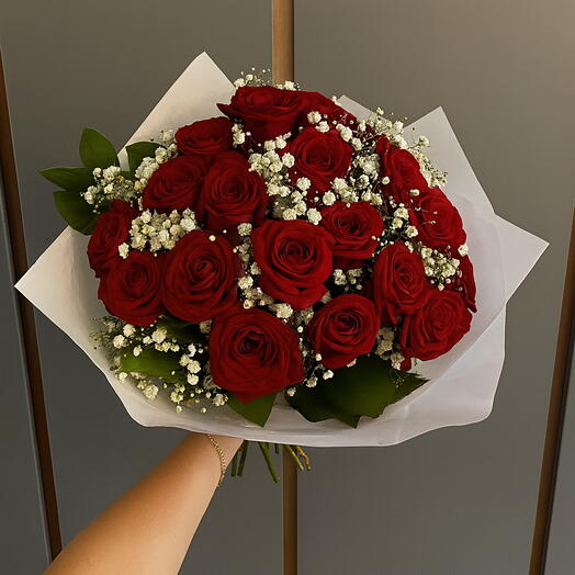 Buque com 20 Rosas Vermelhas