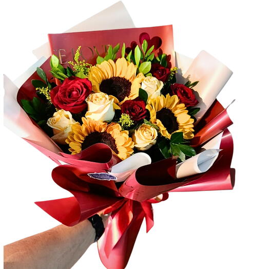 Buquê raio de sol luxo