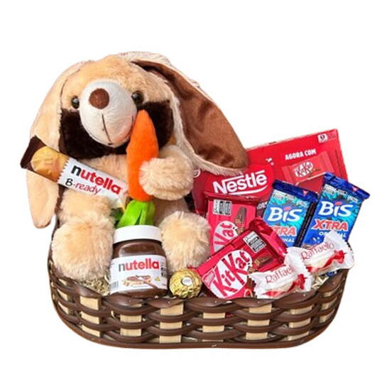 Cesta Doçura Coelhinho