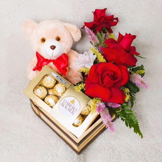 Coração de Madeira P Amor