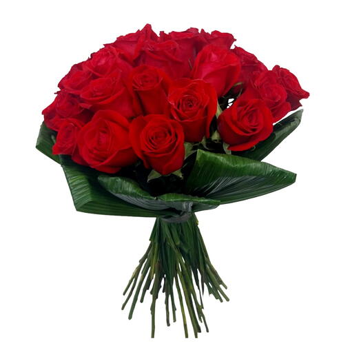 Buquê  Luxo de 24 rosas importadas