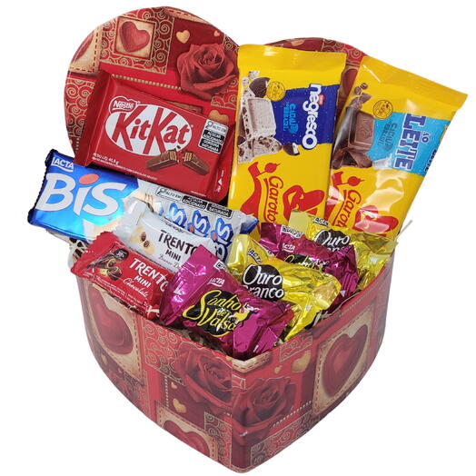 Box Chocolate Com Amor