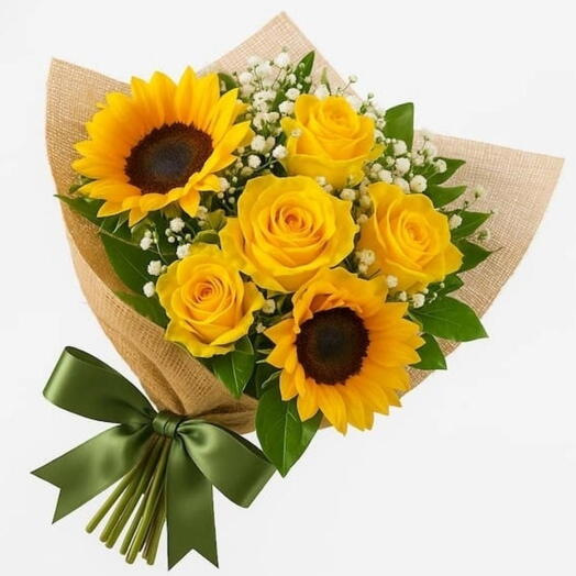 Buquê Elegância Amarela