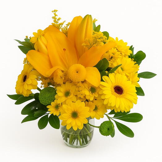 Campo Amarelo no Vaso