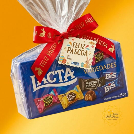 Caixa bombom Lacta - ESPECIAL PASCOA