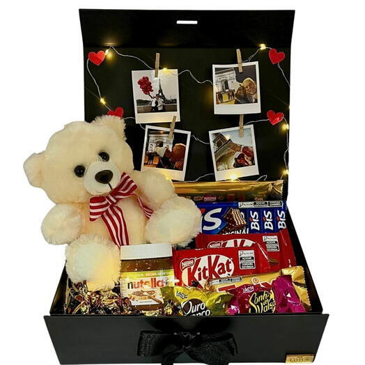 Caixa Cena Perfeita (LotusFlix) - Ursinho - Fotos polaroids