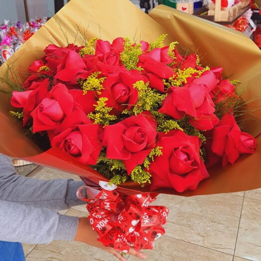 Buquê de 24 Rosas Carola