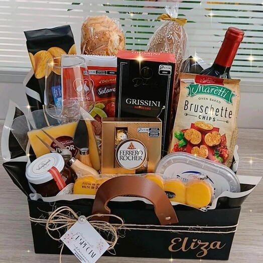 Box Queijos e Vinho Executive