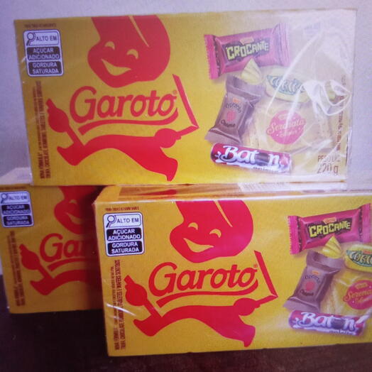 Caixa de bombons garoto