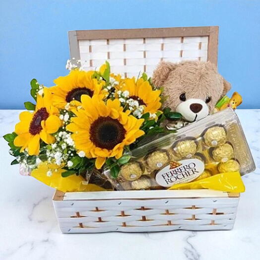 Bau Amor Em Girassois