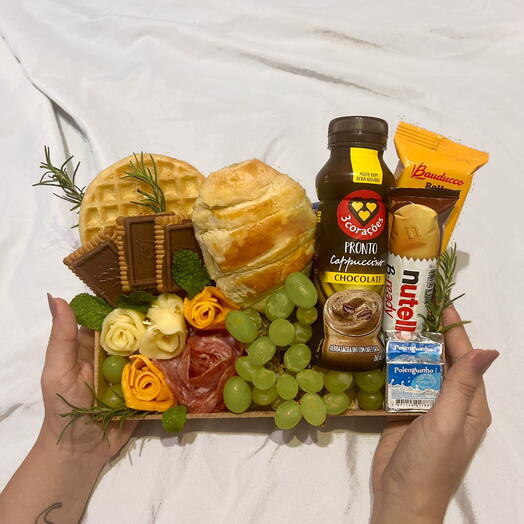 Cesta de cafe da manhã individual