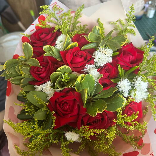 Buquê Rosas e Haste