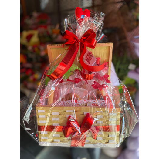 Cesta de Cafe Luxo com 62 Itens