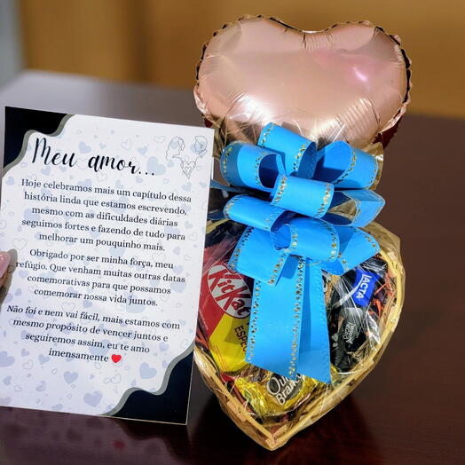 Bandeija de coração, mas cartão personalizado