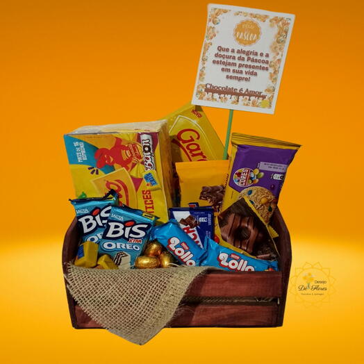 Cesta Garoto Maroto - ESPECIAL PASCOA