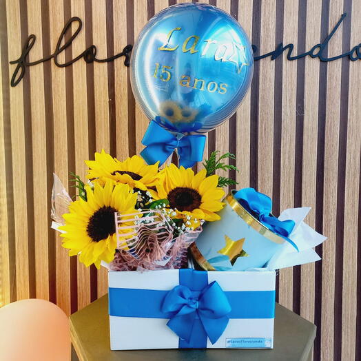 Box com Arranjo Floral