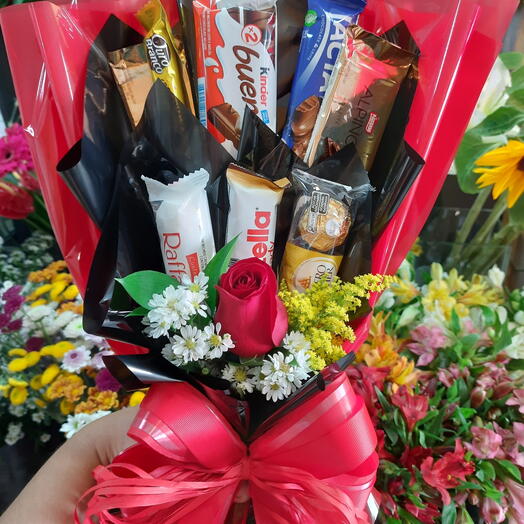 Buque de Doces (chocolates variados)