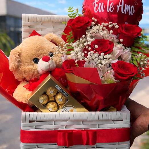 Cesta Bau Romântico