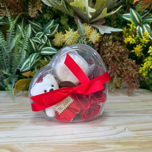 Coração de Acrilico (sabonete II)