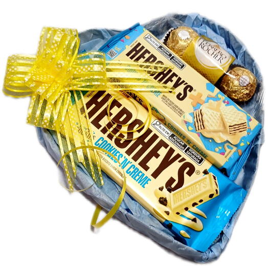Kit Hershey s Branco e  Ferrero Rocher