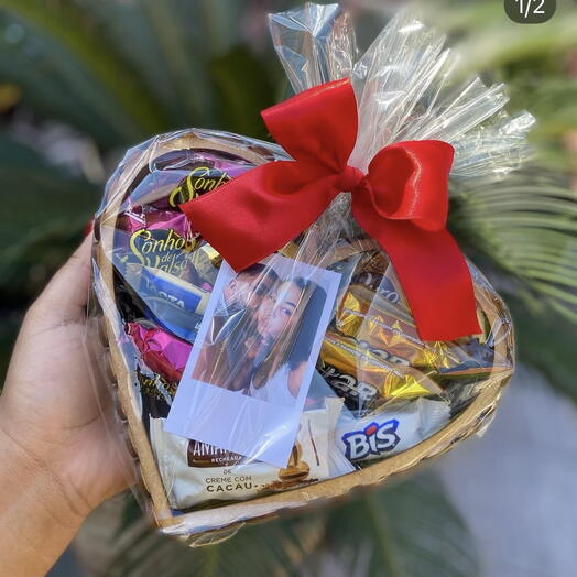 Coração com Polaroide