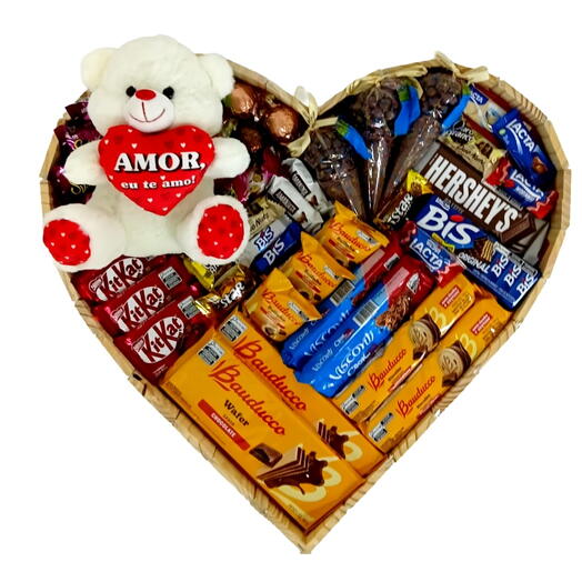 Coração de 60 cm de gostosuras