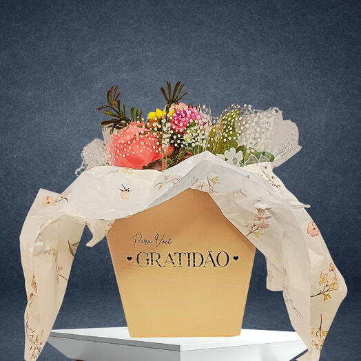 Arranjo Floral Gratidao e Sucesso Wax Melts